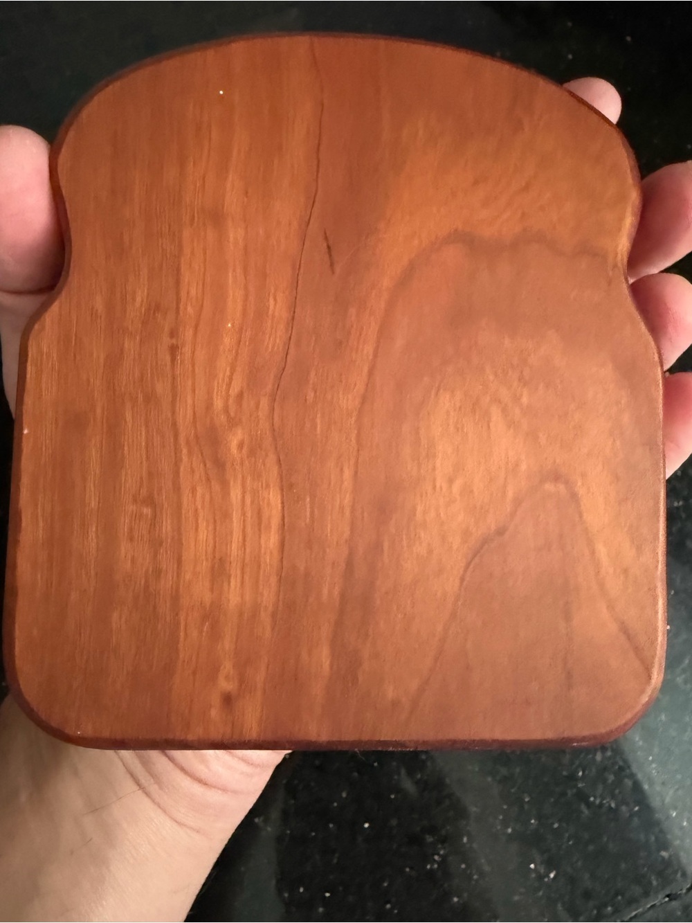 Wooden Slice of Bread Solid Mini Cutting Board - Picture 3 of 7